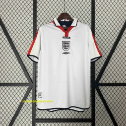 2004 England Home Retro Kit Jersey