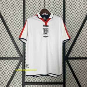 2004 England Home Retro Kit Jersey