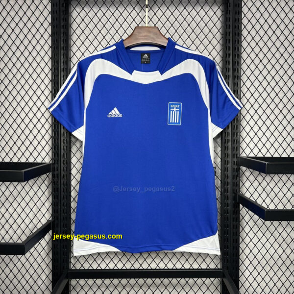 2004 Greece Home Retro Kit Vintage Shirt Sport 2004 Greece Home Retro Kit Vintage Shirt Sport