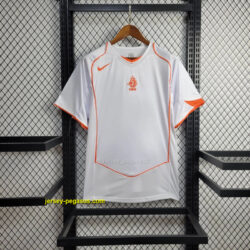 2004 Netherlands Away Retro Kit Vantage Shirt Soccer Jerseys