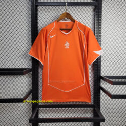 2004 Netherlands Home Retro Kit Vantage Shirt Soccer Jerseys