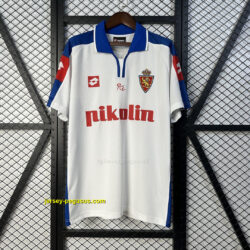2004 Zaragoza Home Retro Kit Vintage Shirt Soccer