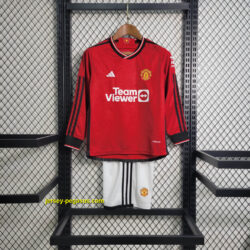 Kids Manchester United Home Long Sleeve