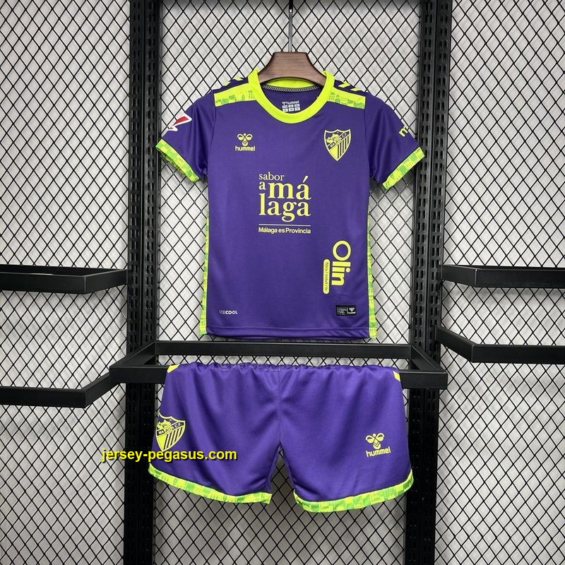 Malaga Away Kid Kits Youth Apparels Football