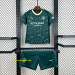 Manchester City Fourth Kid Kits Youth Apparels