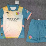 Manchester City Fourth Kids Kits Youth Apparels