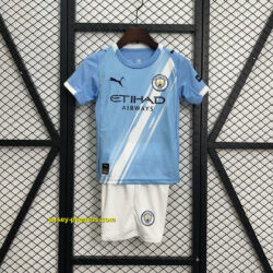Manchester City Home Kid Kits Youth Apparels