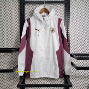 Windbreaker Manchester City White(1) Cheap Soccer Jerseys