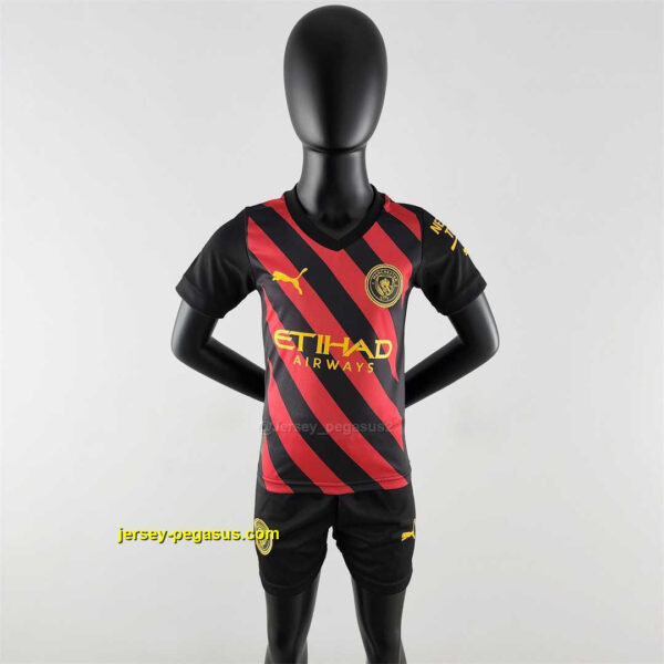 Manchester City away kids kit Manchester City away kids kit