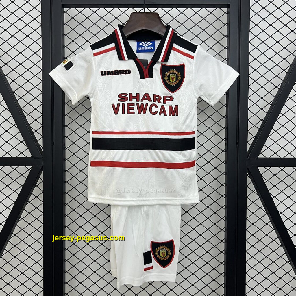 Manchester United Away Retro Kid Kits Youth Apparels Soccer