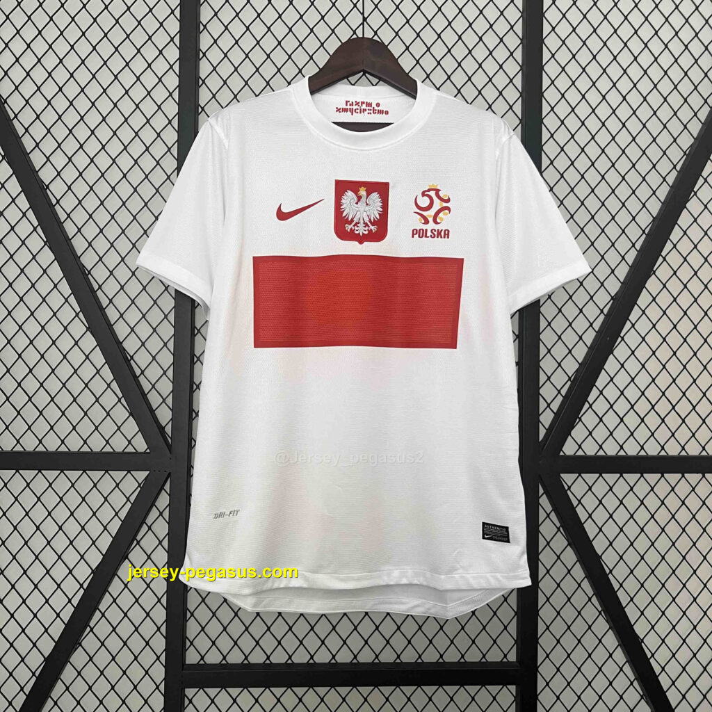 2012 Poland Home Retro Kit Soccer Uniform