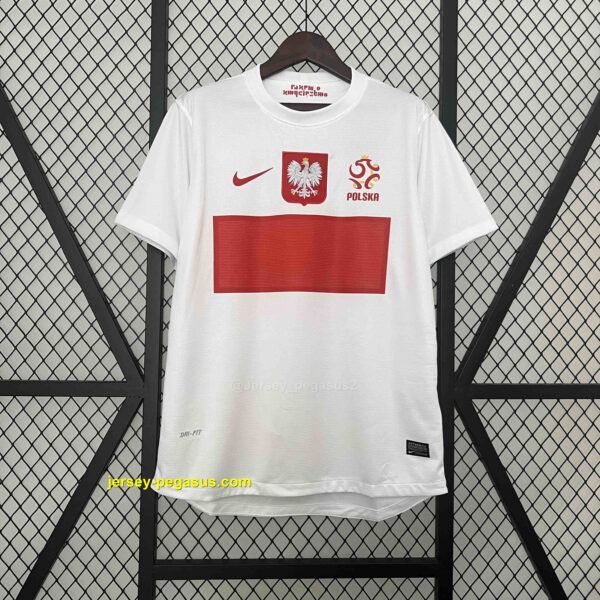2012 Poland Home Retro Kit Soccer Uniform