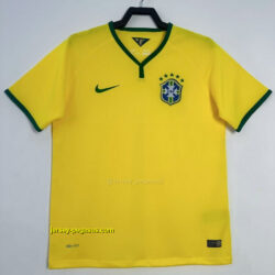 2014 Brazil Home Retro Kit Vintage T-Shirt