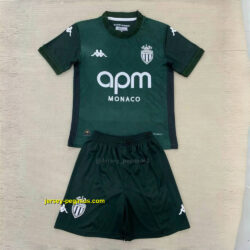 Monaco Away Kid Kits Youth Apparels Soccer