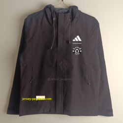 MNU black windbreaker