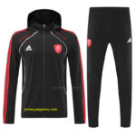 Liverpool Black Full zipper Jacket Tracksuit+ long pants