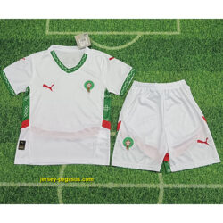 Morocco Away Kid Kits Youth Apparels Soccer