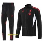 Liverpool Black Half Zipper Jacket+Long Pants