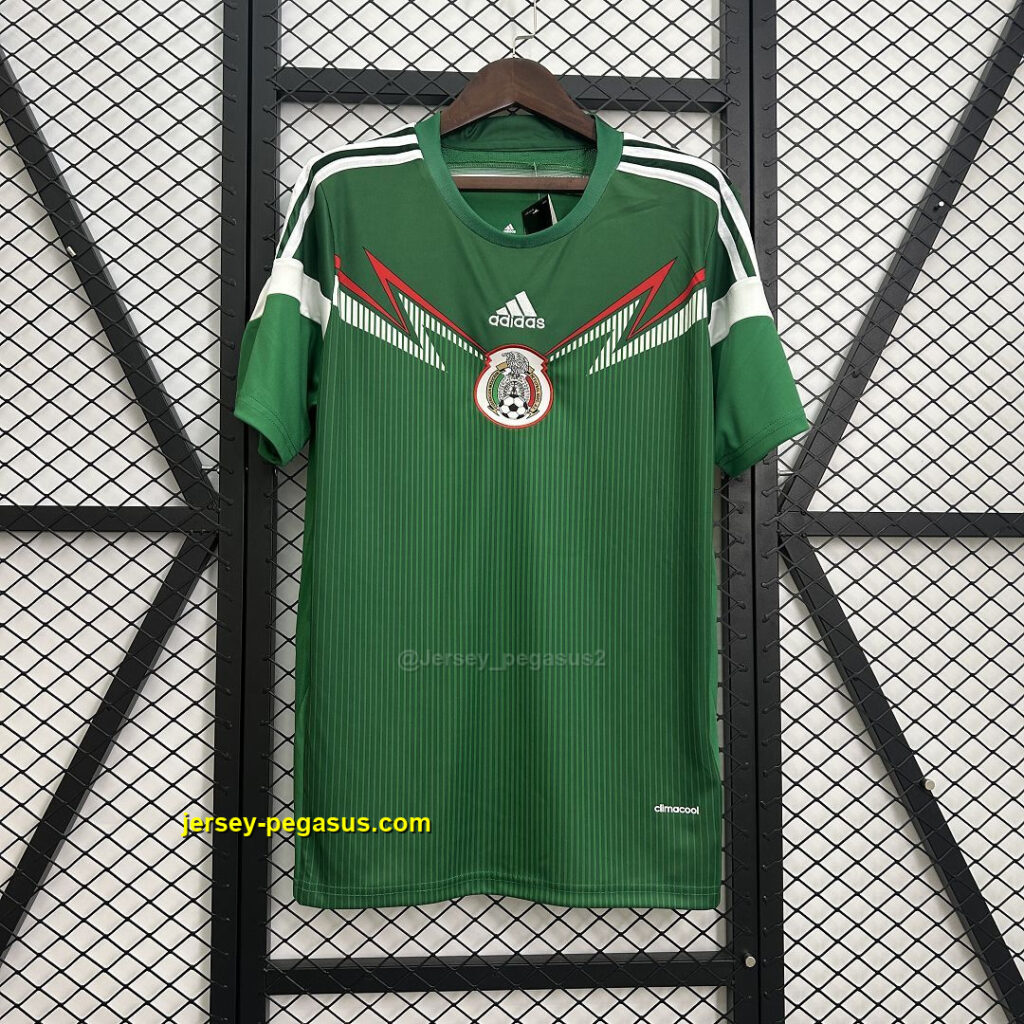 2014 Mexico Home Retro Kit Vintage Shirt