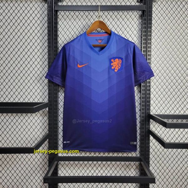 2014 Netherlands Away Retro Kit Vintage Shirt Soccer