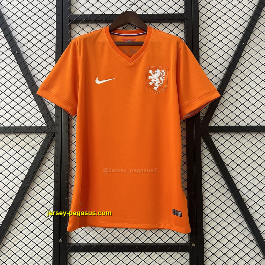 2014 Netherlands Home Retro Kit Vintage Shirt