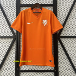 2014 Netherlands Home Retro Kit Vintage Shirt