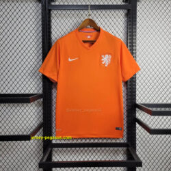 2014 Netherlands Home Retro Kit Vintage Shirt Soccer