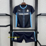 Olympique Marseille Away Kid Kits Youth Apparels Joy