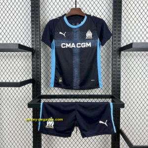 Olympique Marseille Away Kid Kits Youth Apparels Joy