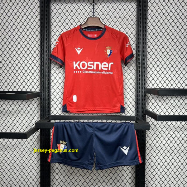 Osasuna Home Kid Kits Youth Apparels Football