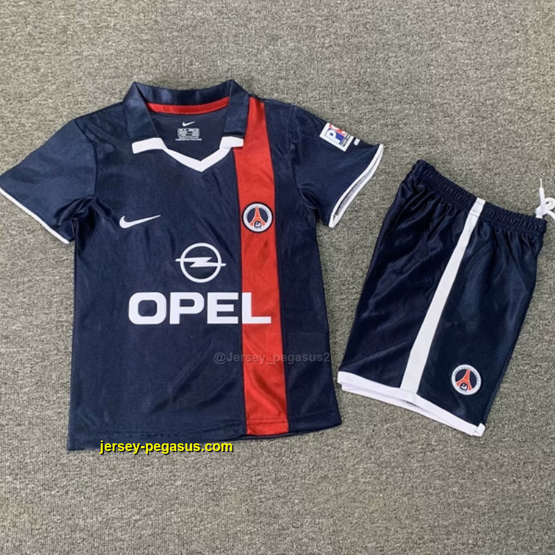 PSG Home Retro Kid Kits Youth Apparels Soccer