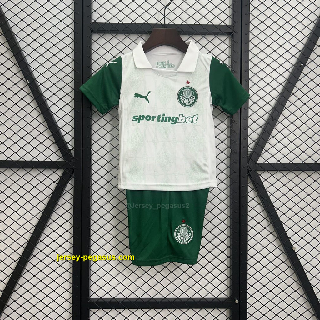 Palmeiras Away Kid Kits Youth Apparels