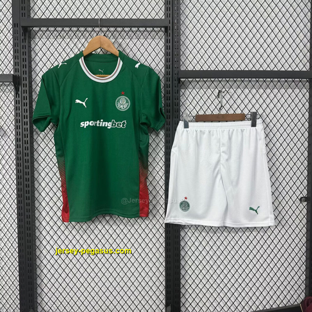 Palmeiras Home Kid Kits Youth Apparel