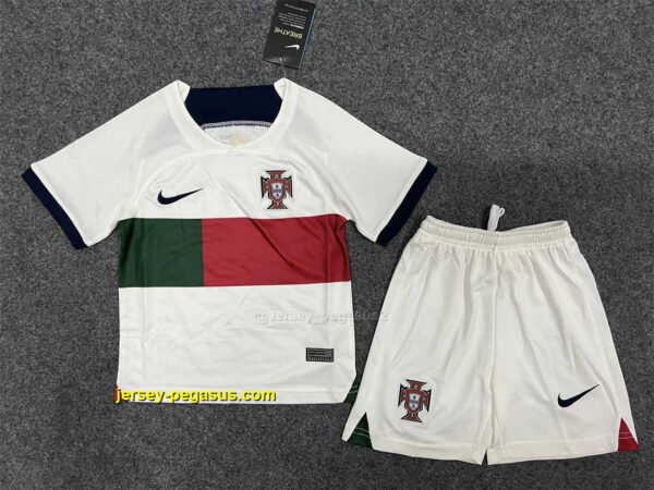 Portugal away kids kit Portugal away kids kit