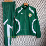Algeria Green Full Zipper Windbreaker + Long Pants