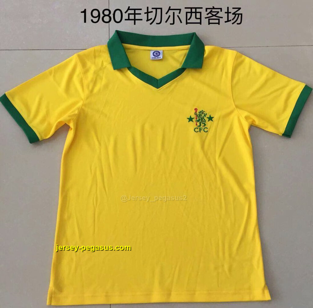 80 Chelsea away yellow