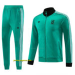 Liverpool Green Full Zipper Jacket +Long Pants