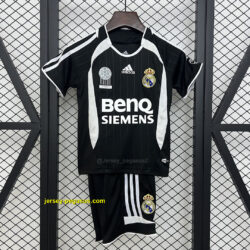 Real Madrid Away Retro Kid Kits Vintage Youth Apparels