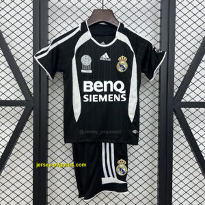 Real Madrid Away Retro Kid Kits Vintage Youth Apparels