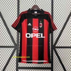 AC Milan Home Retro Kit Soccer Uniform