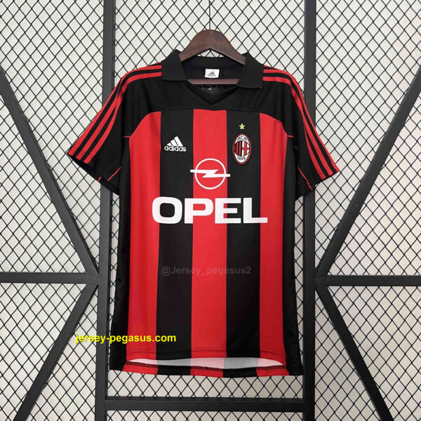 AC Milan Home Retro Kit Soccer Uniform