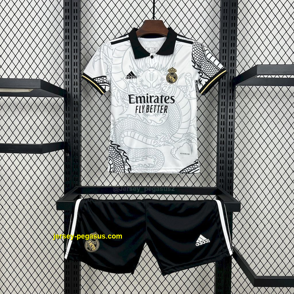 Real Madrid Chinese Dragon Concept Kid Kits Youth Apparels