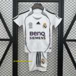 Real Madrid Home Retro Kid Kits Youth Apparels Sport