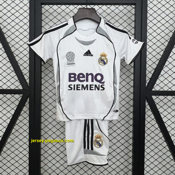 Real Madrid Home Retro Kid Kits Youth Apparels Sport Real Madrid Home Retro Kid Kits Youth Apparels Sport