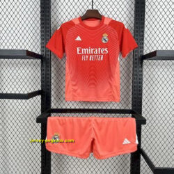 Real Madrid Orange Goalkeeper Kid Kits Youth Apparels Joy