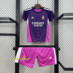 Real Madrid Purple Goalkeeper Kid Kits Youth Apparels
