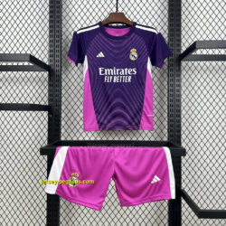 Real Madrid Purple Goalkeeper Kid Kits Youth Apparels