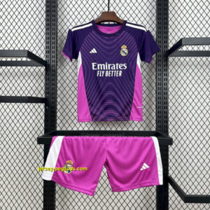 Real Madrid Purple Goalkeeper Kid Kits Youth Apparels