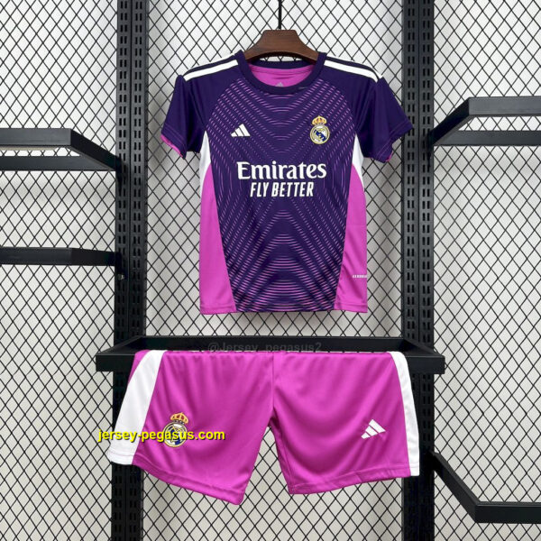 Real Madrid Purple Goalkeeper Kid Kits Youth Apparels