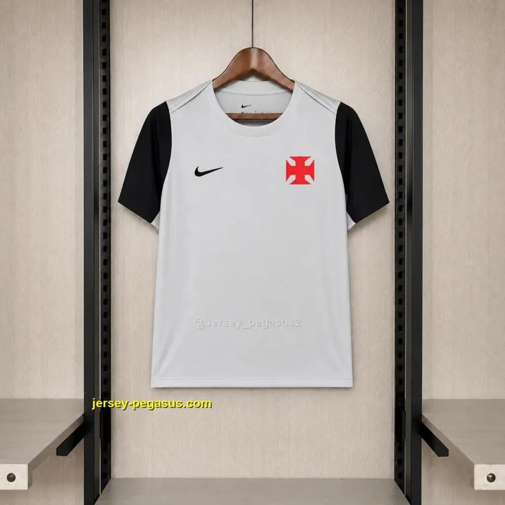 2026-27 Vasco da Gama Trainning Gray All Sponsors Jersey S–XXXXL